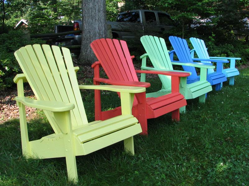 Weathercraft Painted Yellow Pine Adirondack Chair
