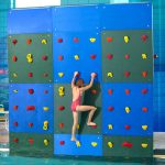 12ft high pool climbing wall