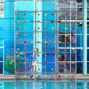 16ft. High Pool Climbing Wall