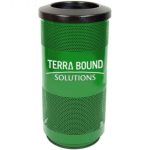 20 gallon stadium receptacle green