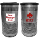 35 gallon stadium series receptacles