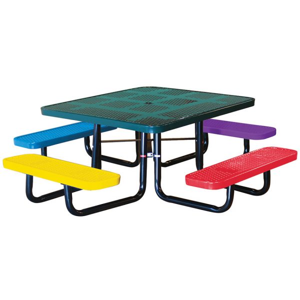 46in. Square Perforated Children's Picnic Table