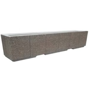 72in rectangular concrete planter