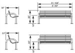 ContouredWoodBench 3