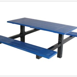 Double Cantilever Picnic Table with 4" Square Tubing