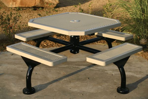 Web Style Octagon Picnic Table