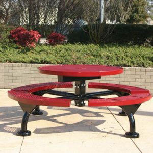 Web Style Round Picnic Table