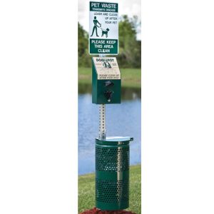aluminum dogipot junior bag dispensers