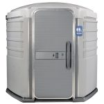 care iii portable toilet front