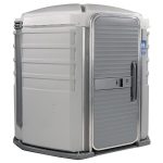 care iii portable toilet lite gray