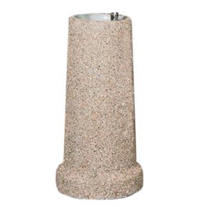 Upright Concrete Cylinder Fountain