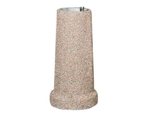 Upright Concrete Cylinder Fountain