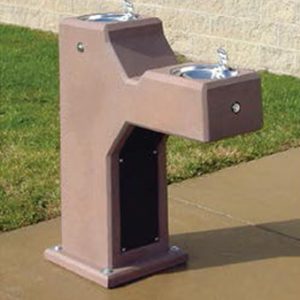 Dual Height ADA Concrete Fountain