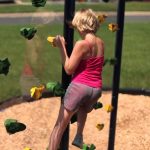 clear playground climb wall system