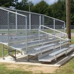 code compliant bleachers 4 row