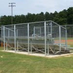 code compliant bleachers back