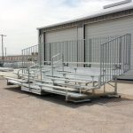 code compliant bleachers rails