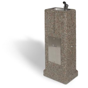 DF-38 - Upright Concrete Drinking Fountain