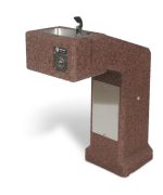dfbf 36 ada accessible concrete drinking fountain
