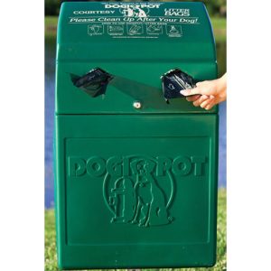dogipot polyethylene dog valet green