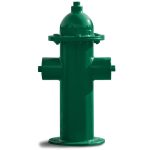 fire hydrant green