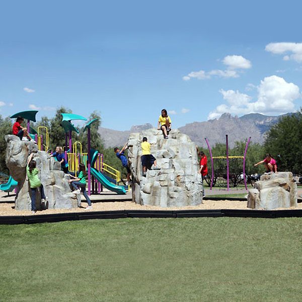 granite climbling boulders set of different sizes for playground