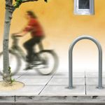 heavy duty hoop bike rack