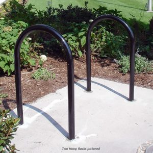 hoop bike rack