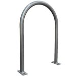 hoop bike rack gray