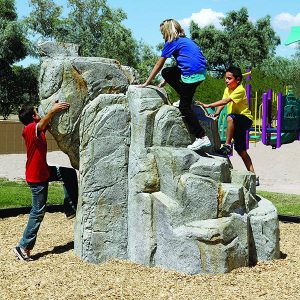medium granite climbing boulder playground equipment