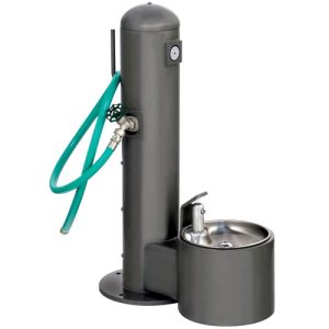 Metal Pedestal Pet Fountain