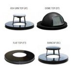 oakley decorative trash receptacle caps