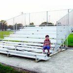 premier picket series bleachers system
