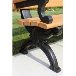 silhouette park bench