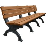 silhouette park benches 8ft