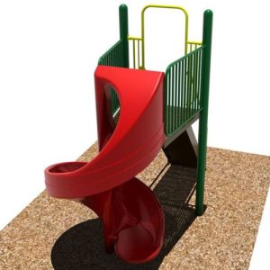 spiral slide playset