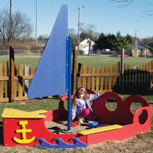 Tot Town Sailboat Sandbox