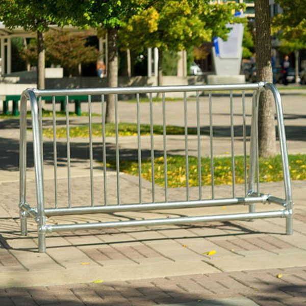 traditional double sided bike rack