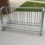 traditional double sided bike racks