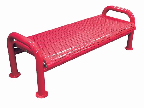 U-Leg Perforated Bench Without Back