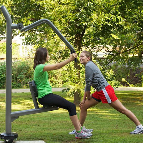 chest press 2 outdoor exercise equpment