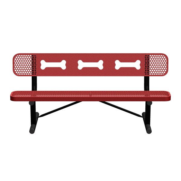 B6WBULPERFP red black bone patter front