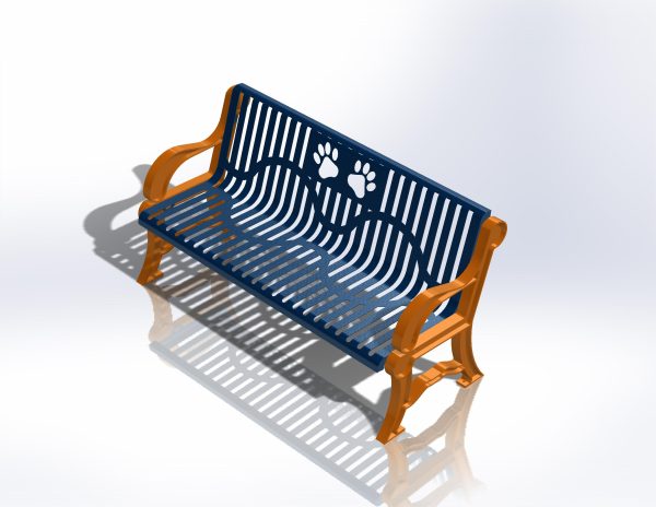 Backup 2 of BENCHES CLASSIC mariner blue and orange