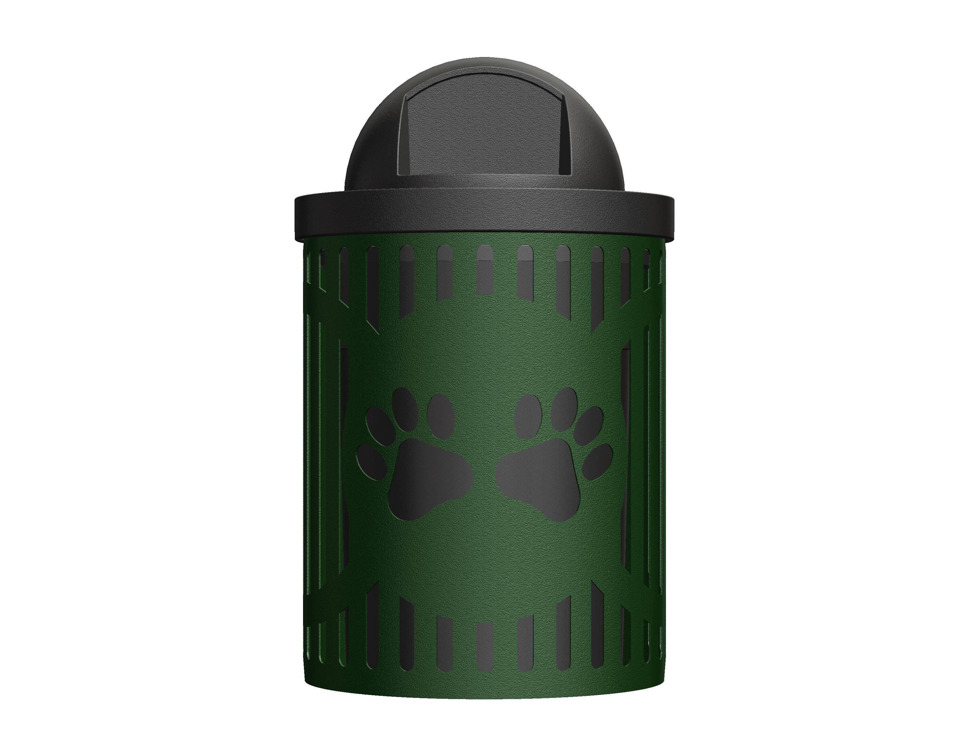 Paws Trash Receptacle