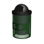 TR32EXPANDED green black Dog Paws tri