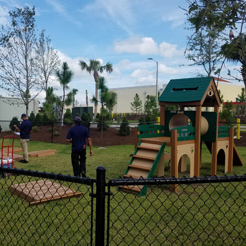 Deluxe Kennel Club Playground - TerraBound Solutions Inc.