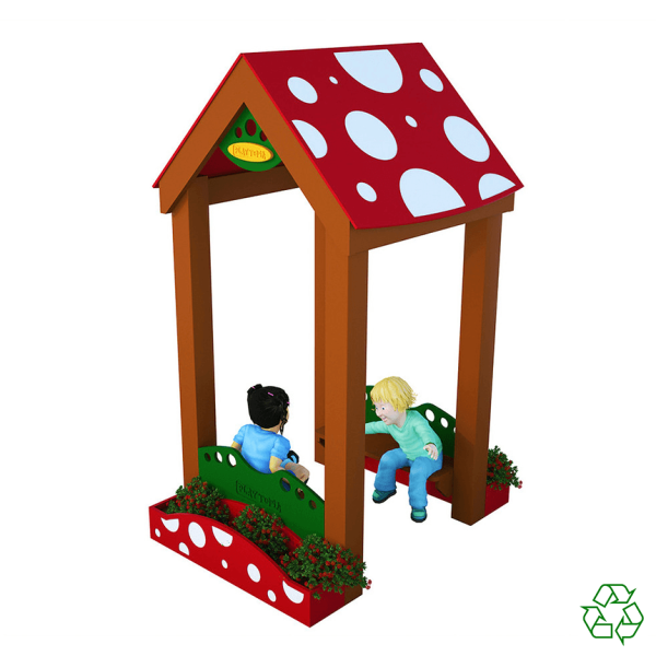 Mushroom Trellis Playhouse