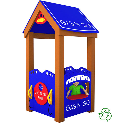 Gas-N-Go Station Playhouse