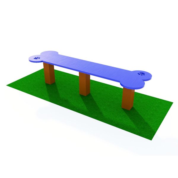 Dog Bone Bench Blue