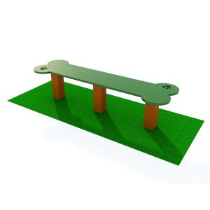 Dog Bone Bench Green